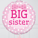 Big Sister Inflated Foil Balloon Bunch