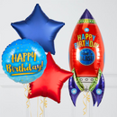 Birthday Space Rocket Balloon Package