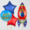 Birthday Space Rocket Balloon Package