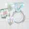Bridal Shower Iridescent Mint Balloon Package