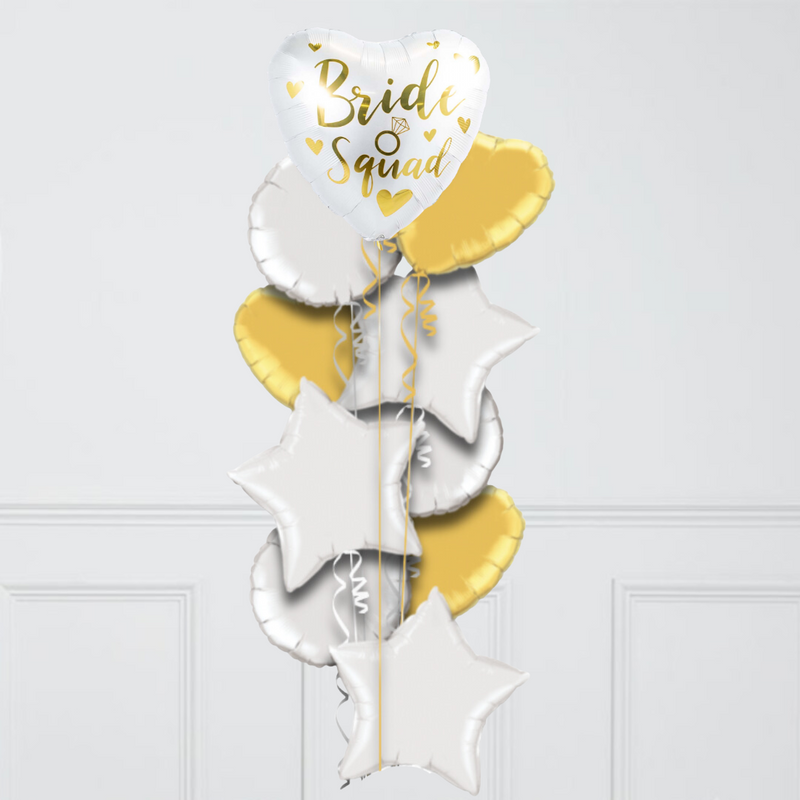 Bride Squad Hen Party Inflated Foil Balloons