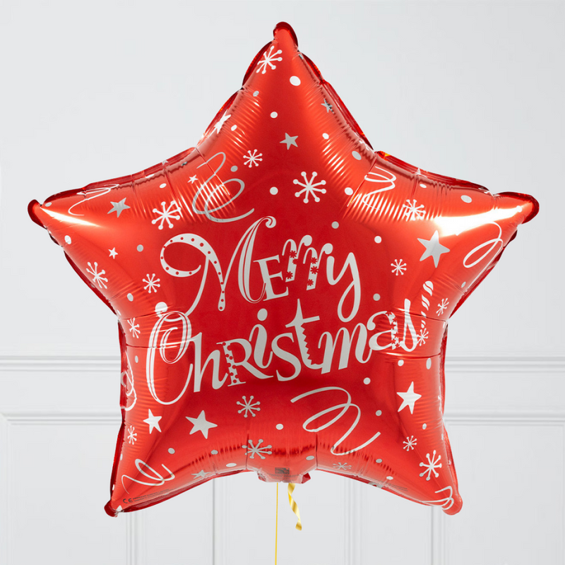 Candy Christmas Inflated Foil Balloon Bunch