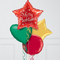 Candy Christmas Inflated Foil Balloon Bunch