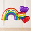 Love Wins Pride Inflated Balloon Package