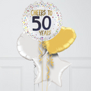 Cheers to 50 Years Foil Balloon Bunch