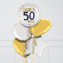 Cheers to 50 Years Foil Balloon Bunch