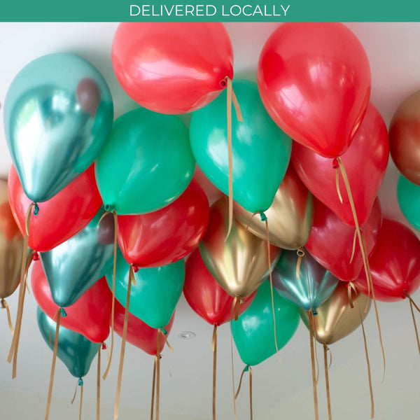 Christmas Merry & Bright Helium Ceiling Balloons