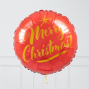 Classic Merry Christmas Foil Balloon Bunch