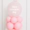Personalised Holy Communion Pink Table Stack