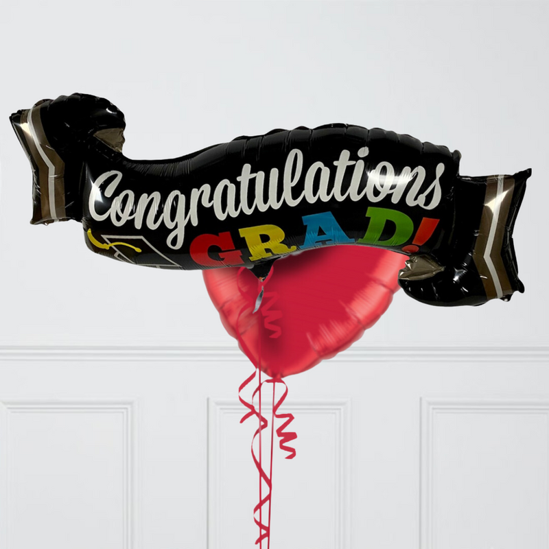 Congratulations Grad Inflated Foil Balloon Bunch - Balloonfactory.ie ...