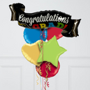 Congratulations Grad Inflated Foil Balloon Bunch