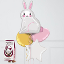 Cute Easter Bunny and Chocolate Egg Gift Set