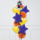 Cute Witch Halloween Foil Balloon Bunch