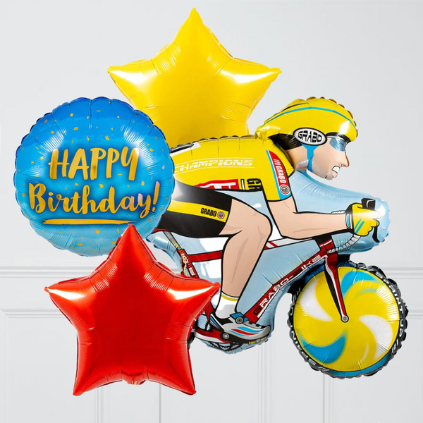 Cycling Inflated Birthday Balloon Package