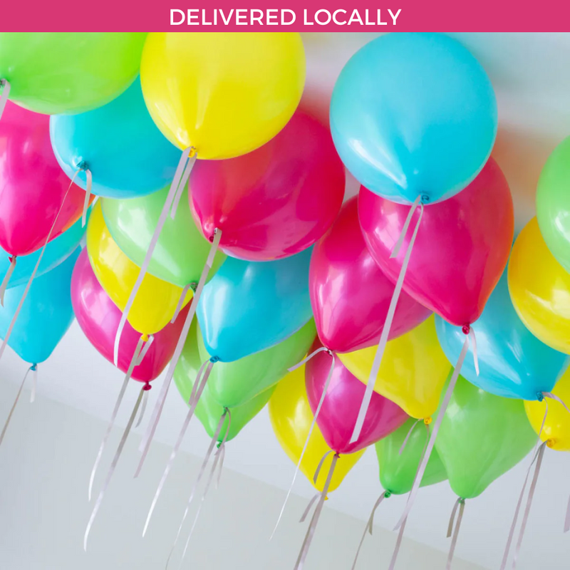 Neon Helium Ceiling Balloons