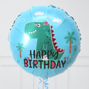 Dinosaur Happy Birthday Inflated Foil Balloon Bunch