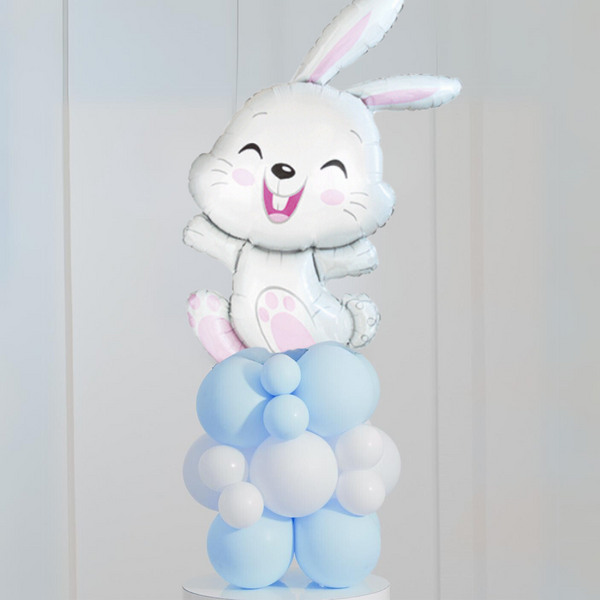 Easter Bunny Inflated Balloon Stack