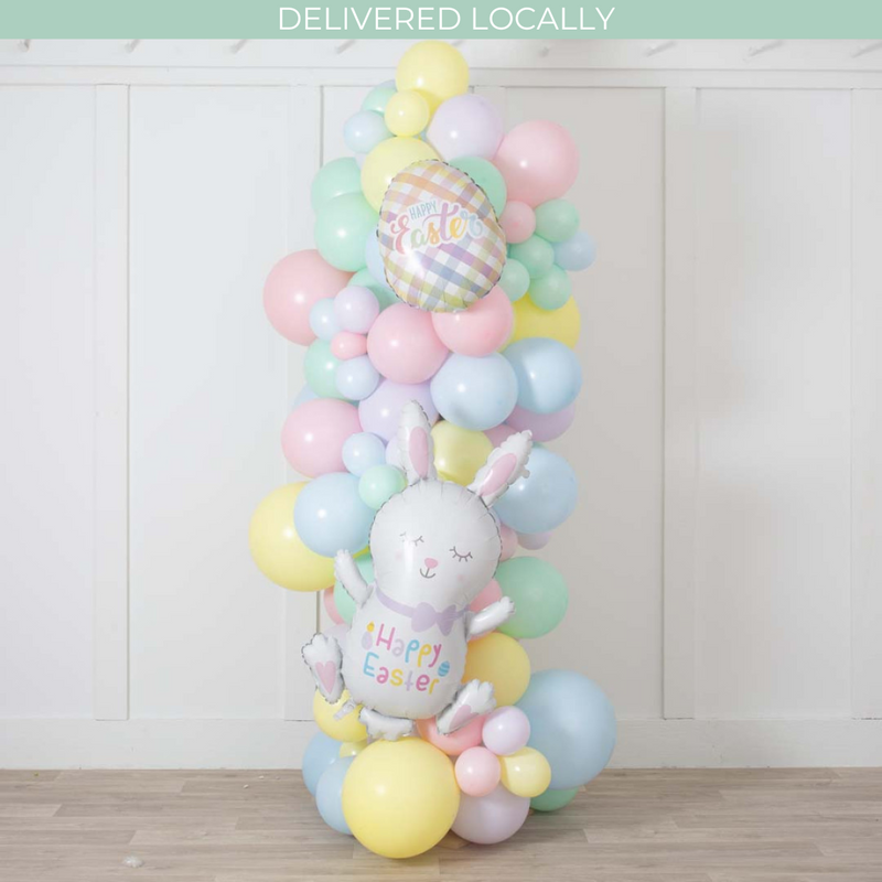 Happy Easter Ready-Made Inflated Balloon Column