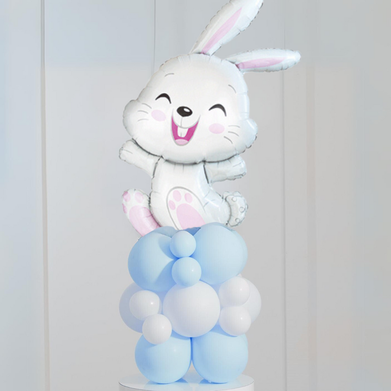 Reaster Rabbit Balloon Stack Easter Bunny Inflated Balloon Stack – BalloonFactory.ie