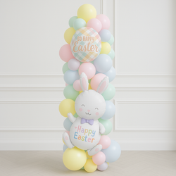 Happy Easter Ready-Made Inflated Balloon Column