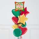 Christmas Small Elements Inflated Foil Balloon Bunch