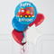 Fire Truck Birthday Stars Inflated Foil Balloon Bunch