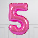 Create Your Own Fuchsia Birthday Balloon Numbers