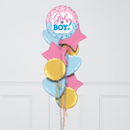 Gender Reveal Pastel Balloon Bunch