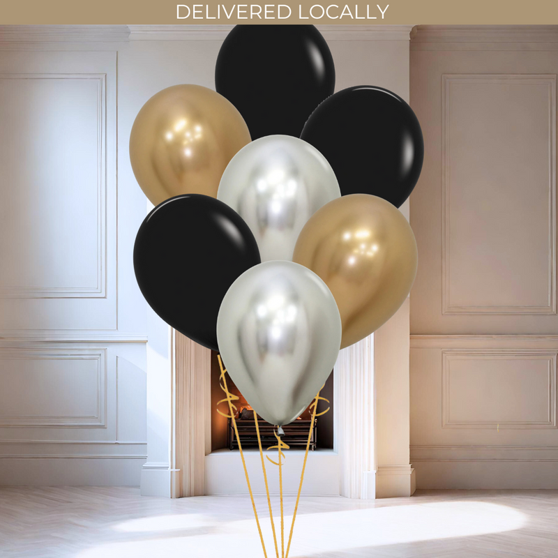 Glitz & Glam Helium Latex Balloon Bunch