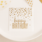 Gold Confetti Birthday Party Napkin (set of 16pcs)