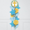 Gold Cross Inflated Foil Balloon Bouquet