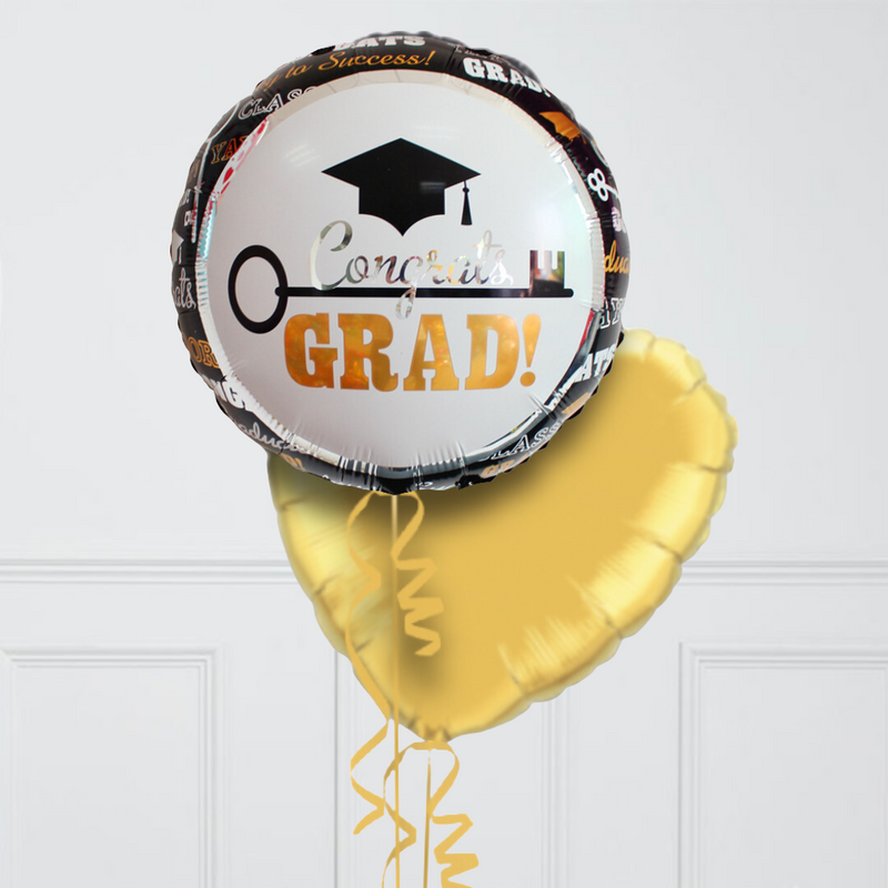 Congrats Grad Inflated Foil Balloon - Helium Balloon Deliveries ...