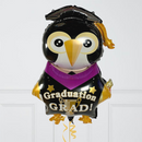 Graduation Owl Inflated Foil Balloon Bunch