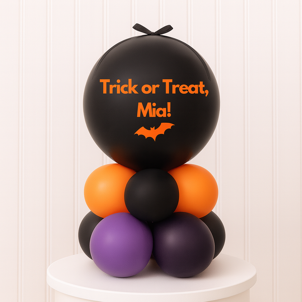 Halloween Personalised Black Table Stack