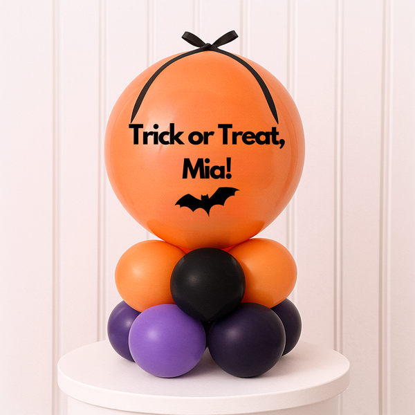 Halloween Personalised Orange Table Stack