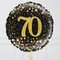 Happy 70th Birthday Glitz & Glam Inflated Foil Balloon Bunch