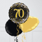 Happy 70th Birthday Glitz & Glam Inflated Foil Balloon Bunch