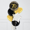 Happy 70th Birthday Glitz & Glam Inflated Foil Balloon Bunch