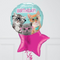 Happy Birthday Funny Cat Inflated Foil Balloon Bunch