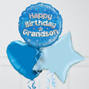 Happy Birthday Grandson Inflated Foil Balloons