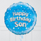 Happy Birthday Son Inflated Foil Balloons