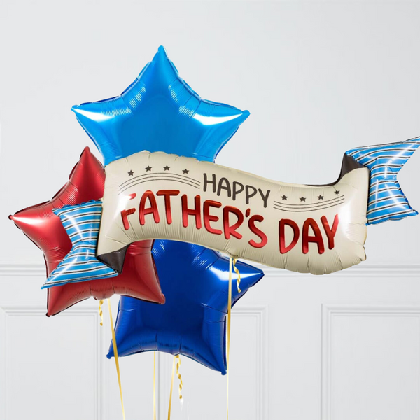 Happy Father's Day Banner Balloon Package