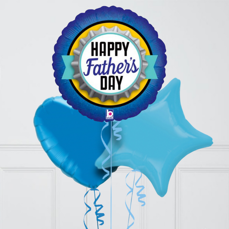 Happy Father's Day Inflated Foil Balloon Bouquet