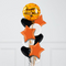 Happy Halloween Spider Inflated Foil Balloon Bunch