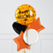 Happy Halloween Spider Inflated Foil Balloon Bunch