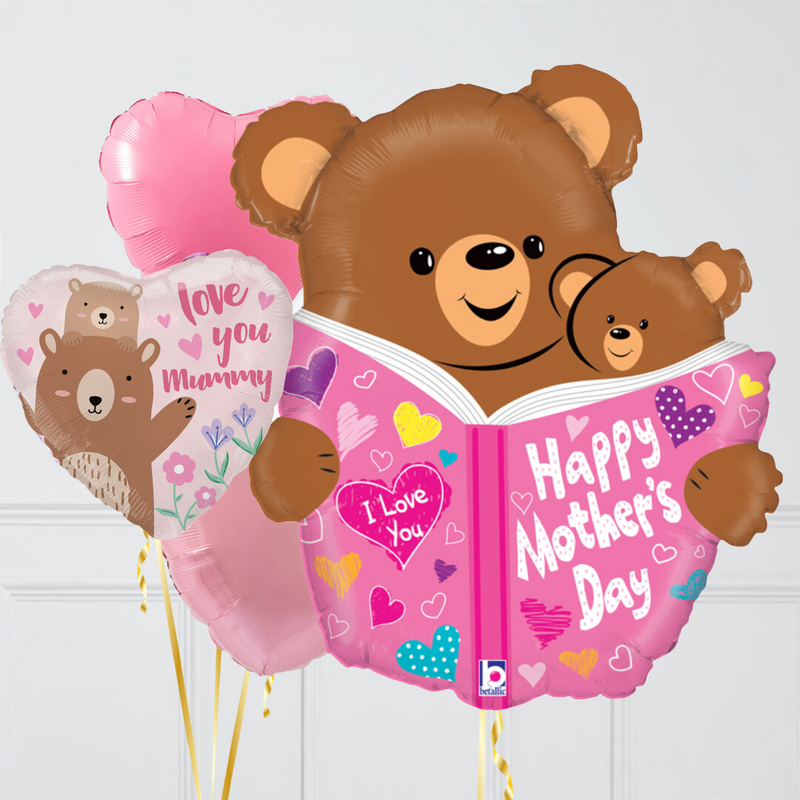 Happy Mother's Day Cutest Teddy Balloon Bouquet