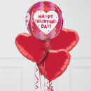 Happy Valentine's Day Hearts Inflated Orb Balloon