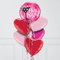 Hen Night Loved Up Hearts Inflated Foil Balloon Bunch
