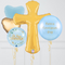 Personalised Holy Communion Blue Balloon Package