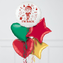 I'm Back Elf Inflated Foil Balloon Bunch